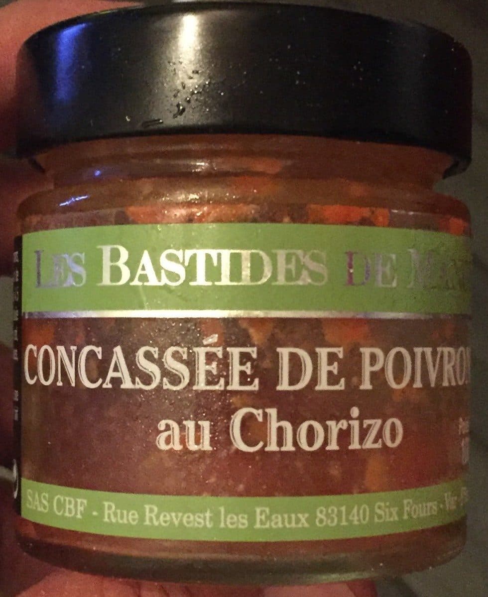 Open Food Facts Concassée de poivrons au chorizo packshot