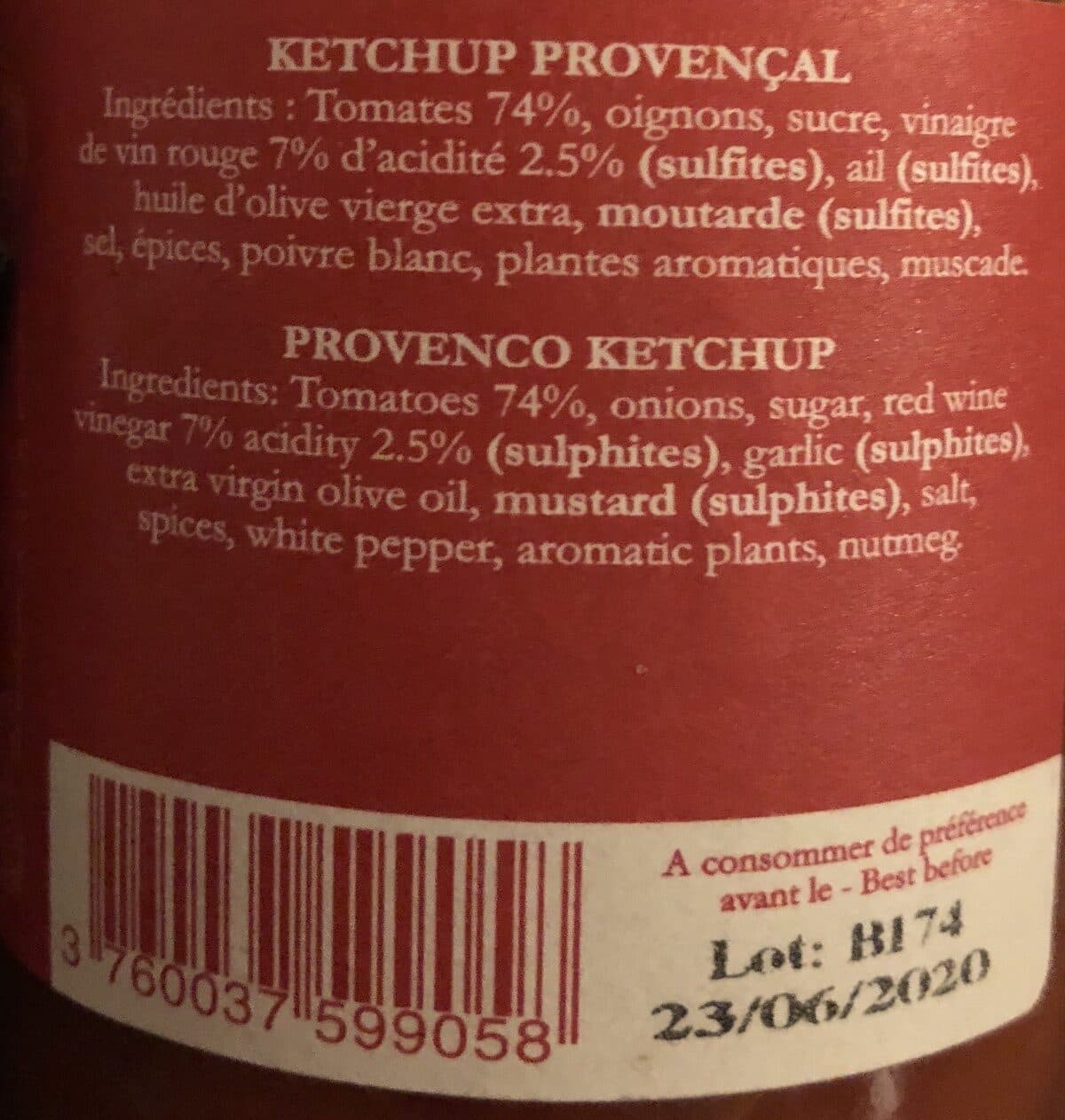 Le Temps Des Mets Provenco Ketchup packshot