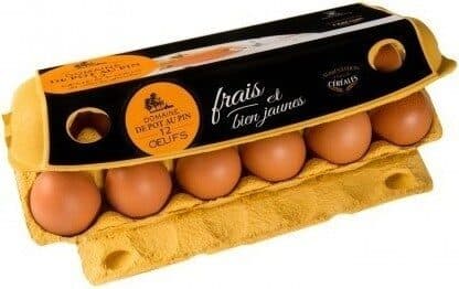 Open Food Facts Œufs frais des Landes Domaine de pot au pin packshot