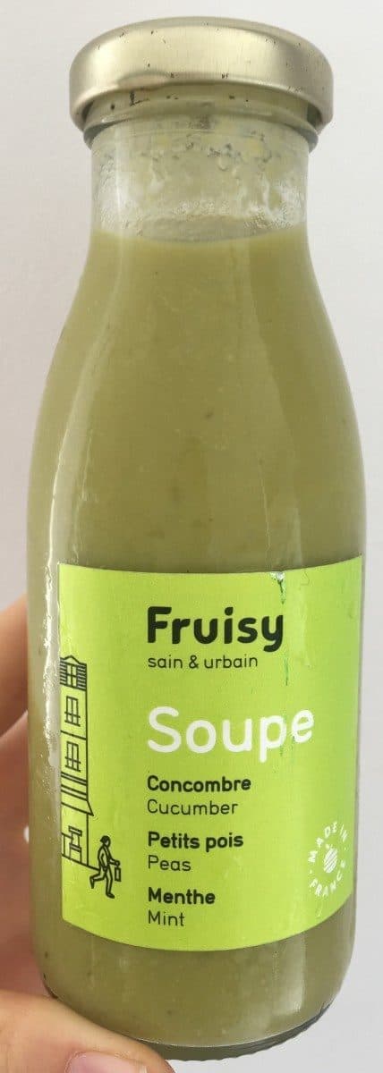 Open Food Facts Soupe Concombre Petits pois Menthe packshot