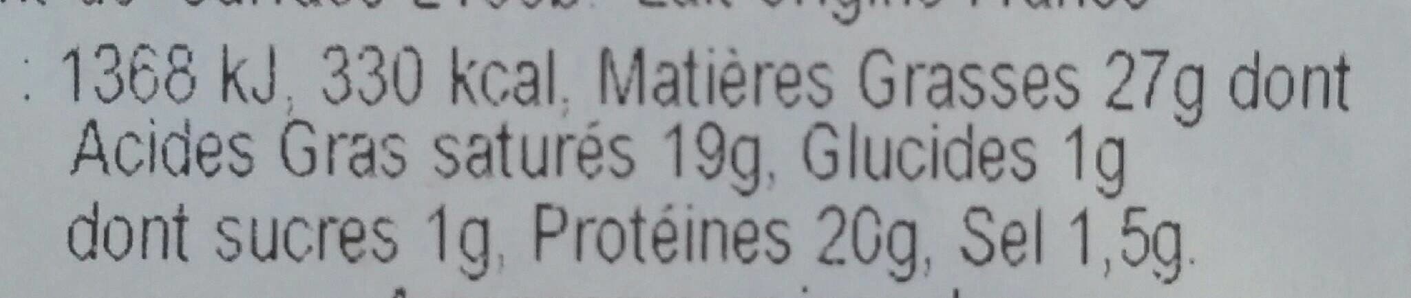 Cartry Chabrol frais emballe packshot