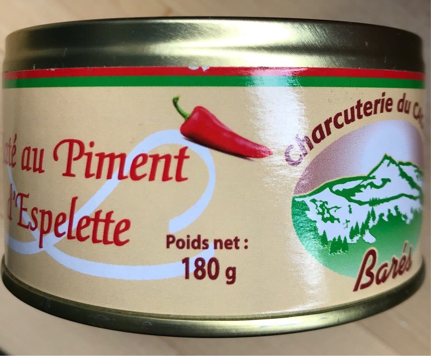 Open Food Facts Paté au piment d'Espelette packshot