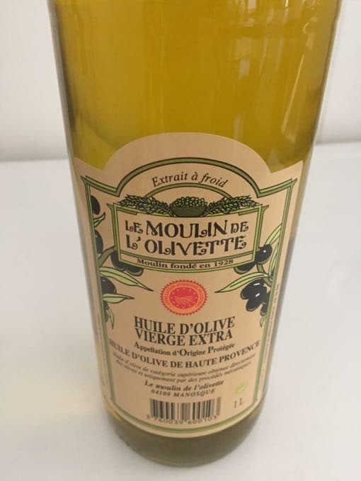 Le moulin de l'olivette Huile d'olive vierge extra packshot