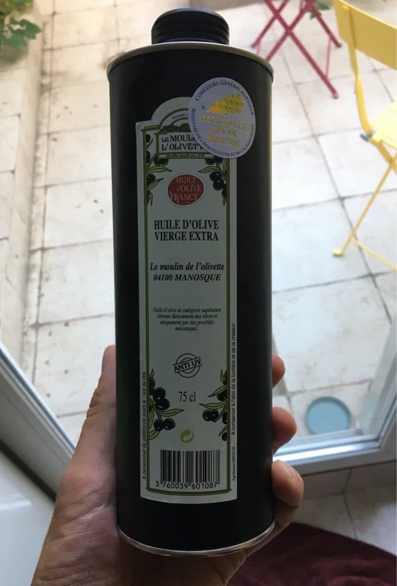 Open Food Facts Huile d'olive vierge extra packshot