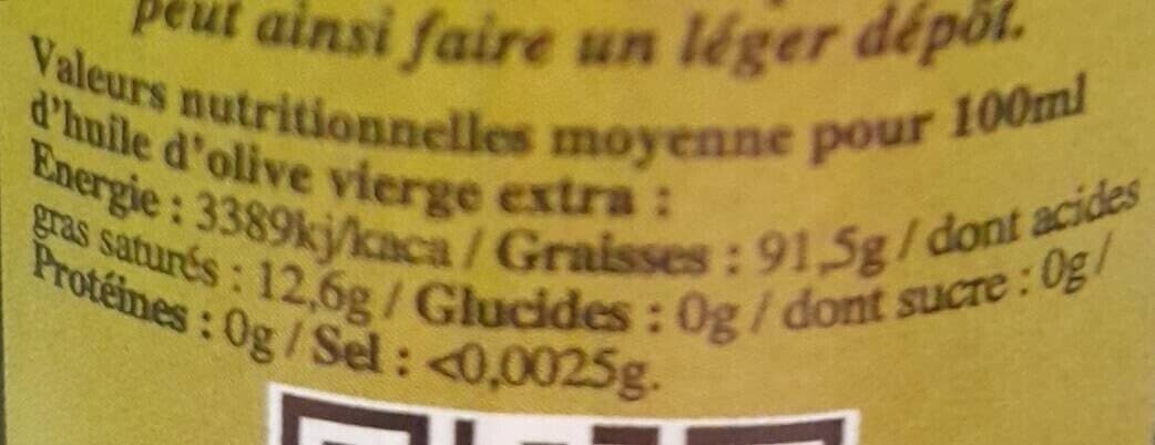 Open Food Facts Huile de olive packshot