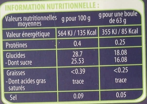L'Angélys Sorbet Plein Fruit Pomme Verte packshot