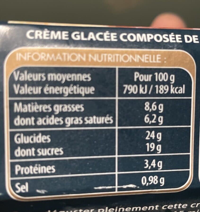 L'Angélys Crème glacée Caramel beurre salé 450G/750ml packshot
