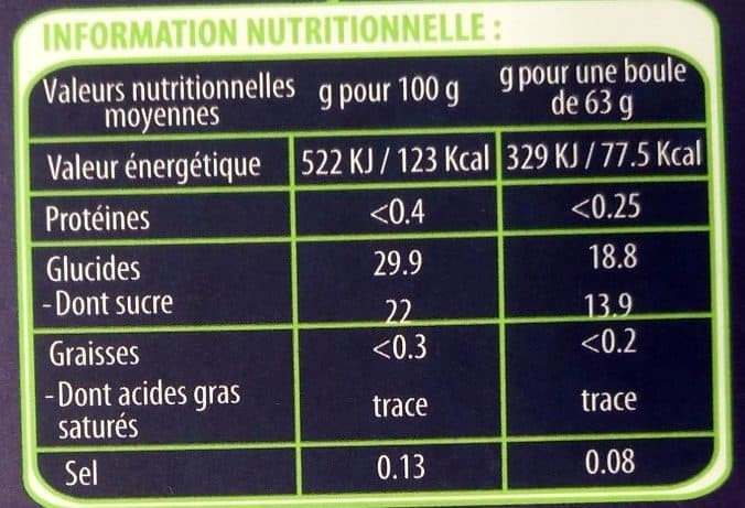 L'Angélys Sorbet façon Mojito 500G/750ml 2022 packshot