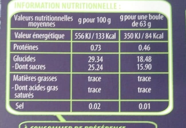 L'Angélys Sorbet plein fruit Fruit de la passion (45%) 750 packshot