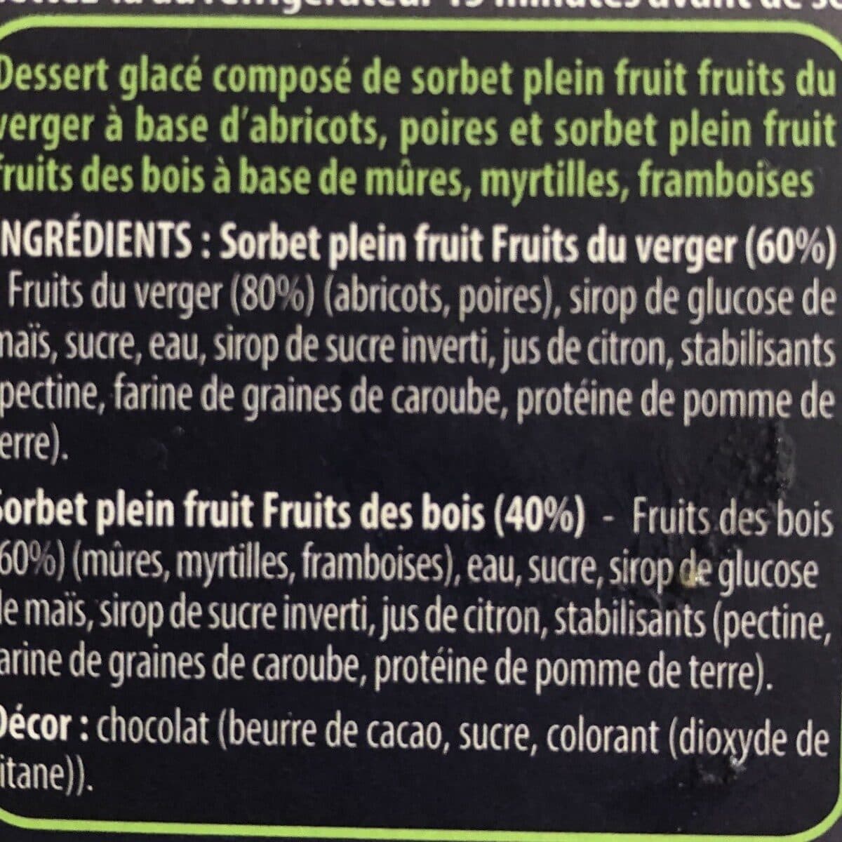L’angelys Buche glacée fruits du verger packshot