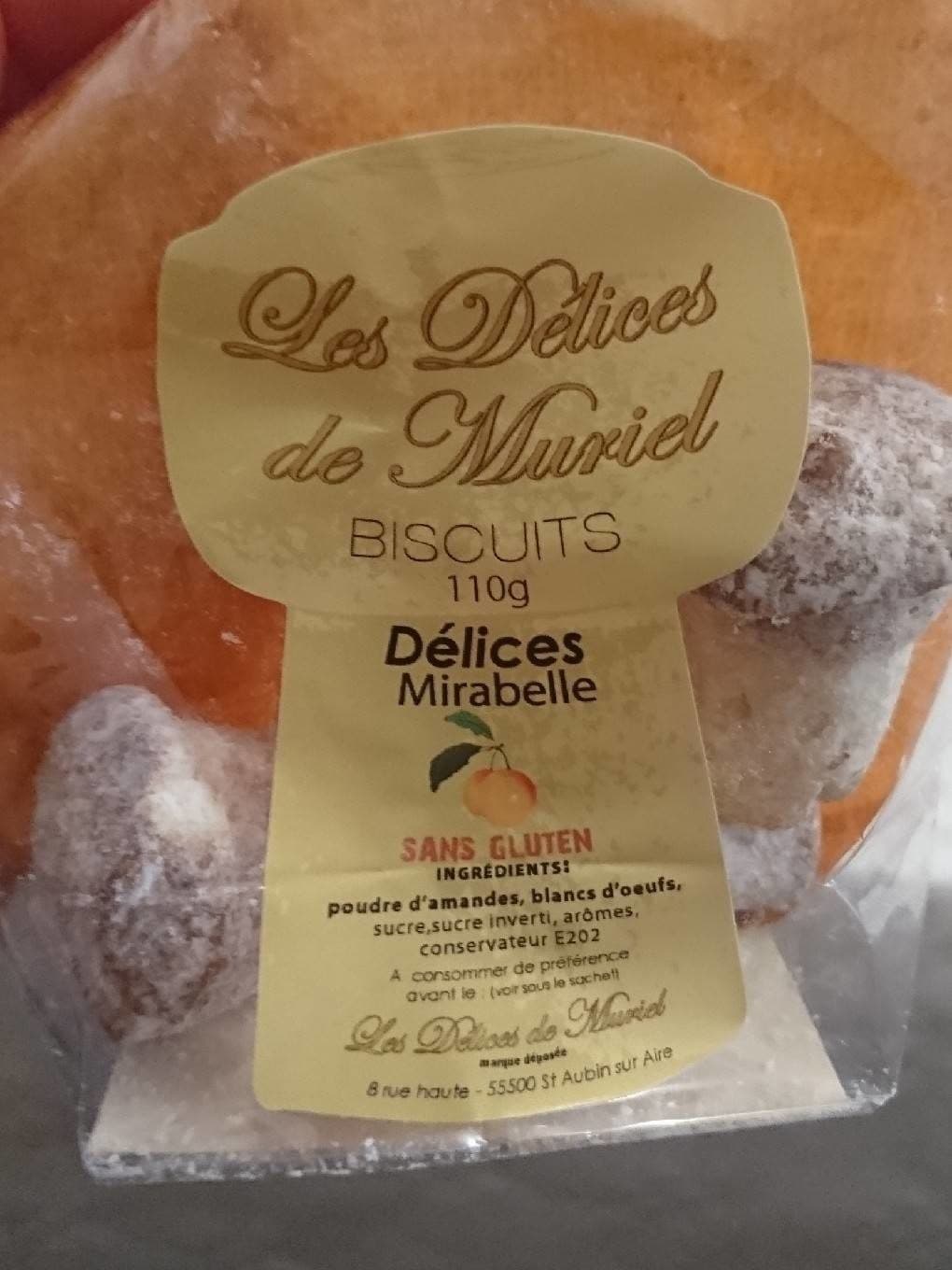 Les Délices De Muriel Délices mirabelle packshot
