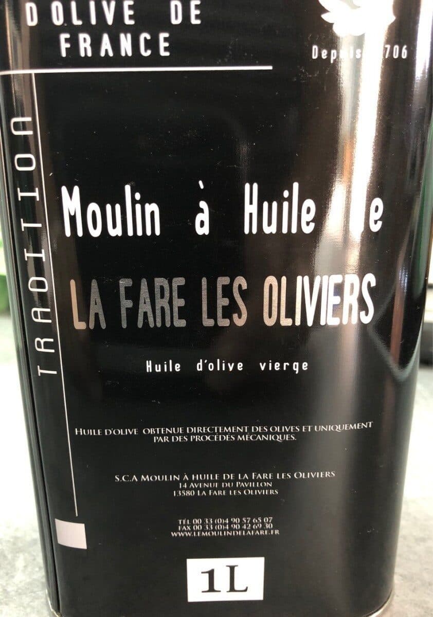 Open Food Facts Huile d'olive vierge packshot