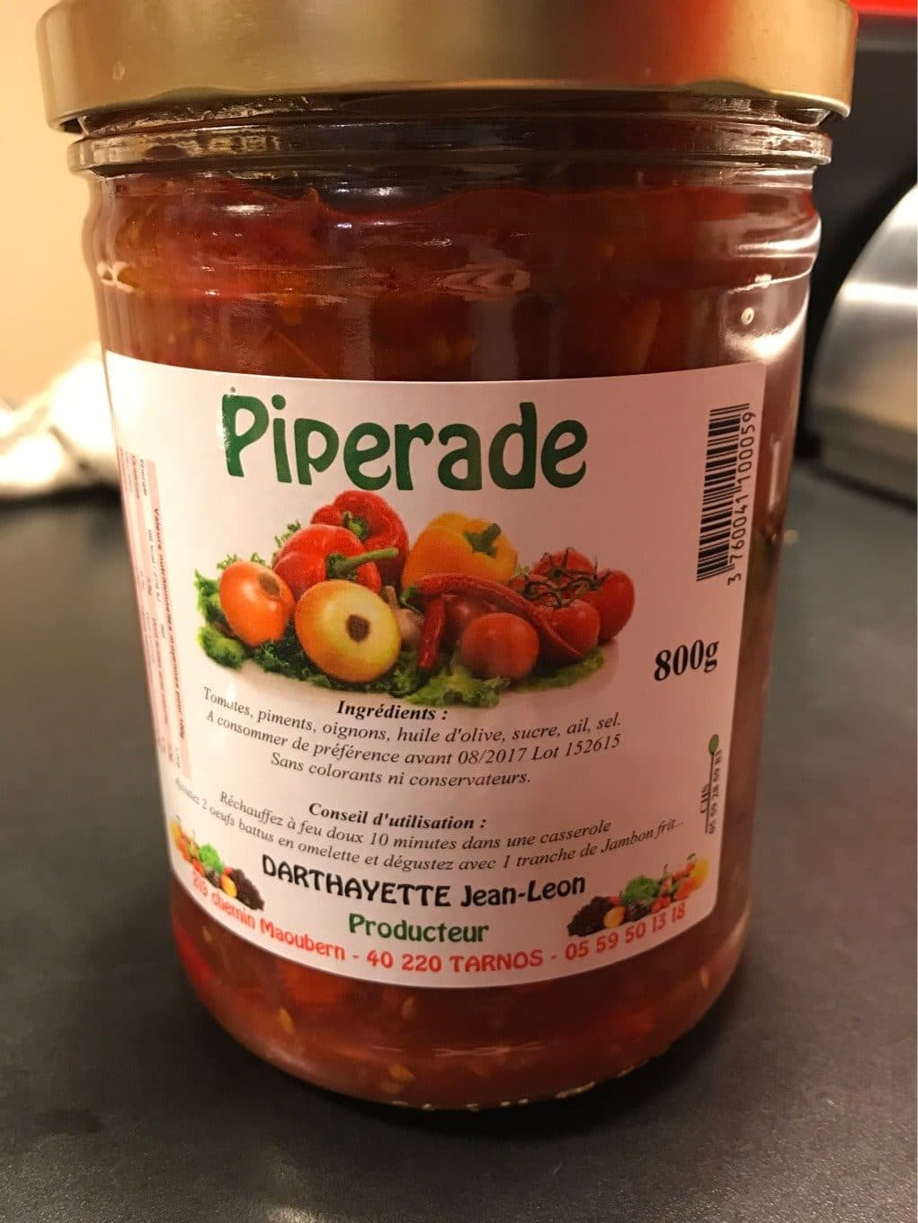 Dartayette Jean-Leon Piperade packshot