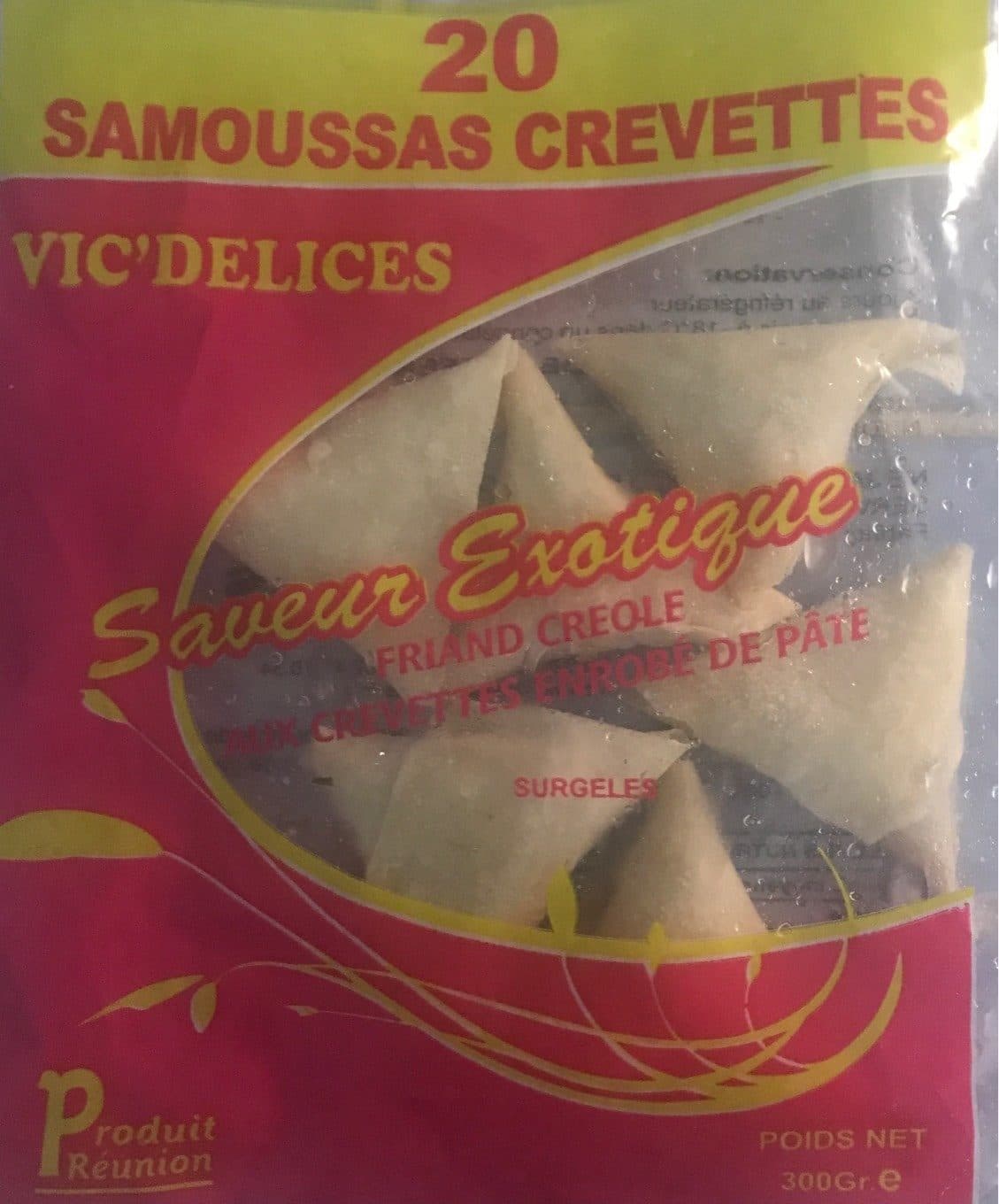 Vic’delices 20 samoussas crevettes packshot
