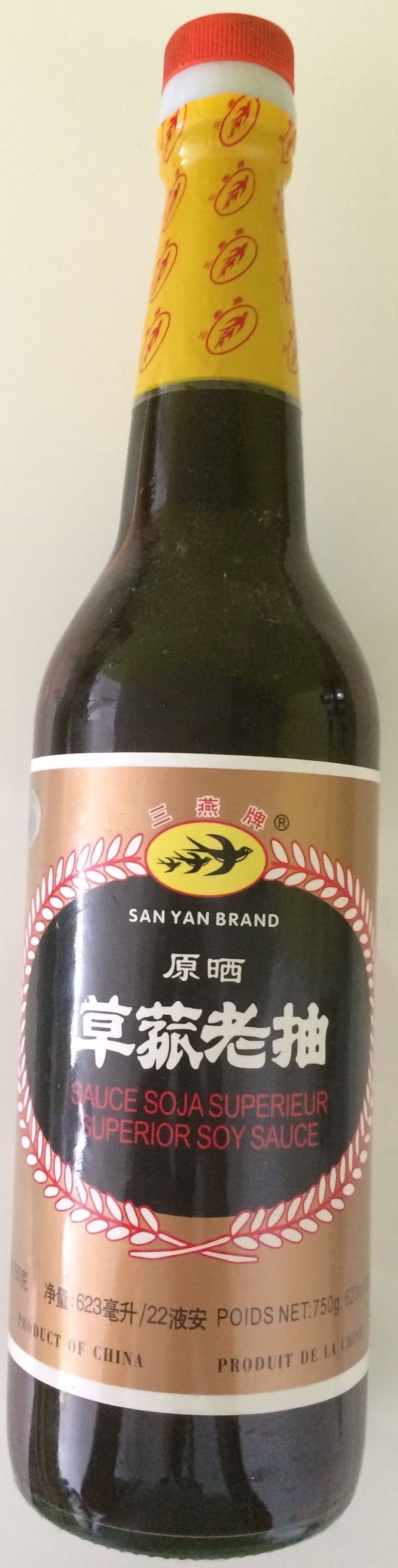 San Yan brand Sauce soja supérieur packshot