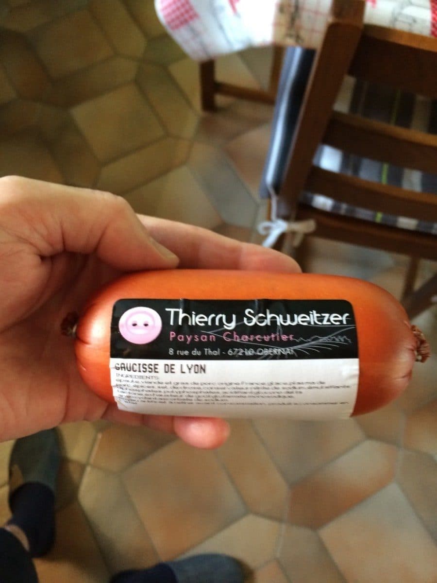 Thierry Schweitzer Saucisse de Lyon packshot
