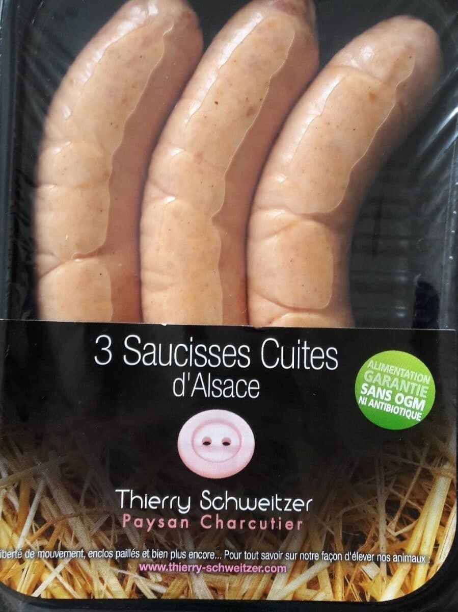 Thierry Schweitzer Saucisses cuites d'Alsace packshot