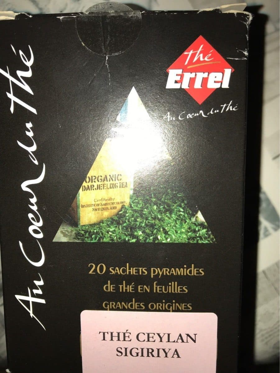 Open Food Facts Thé Ceylan Sigiriya packshot