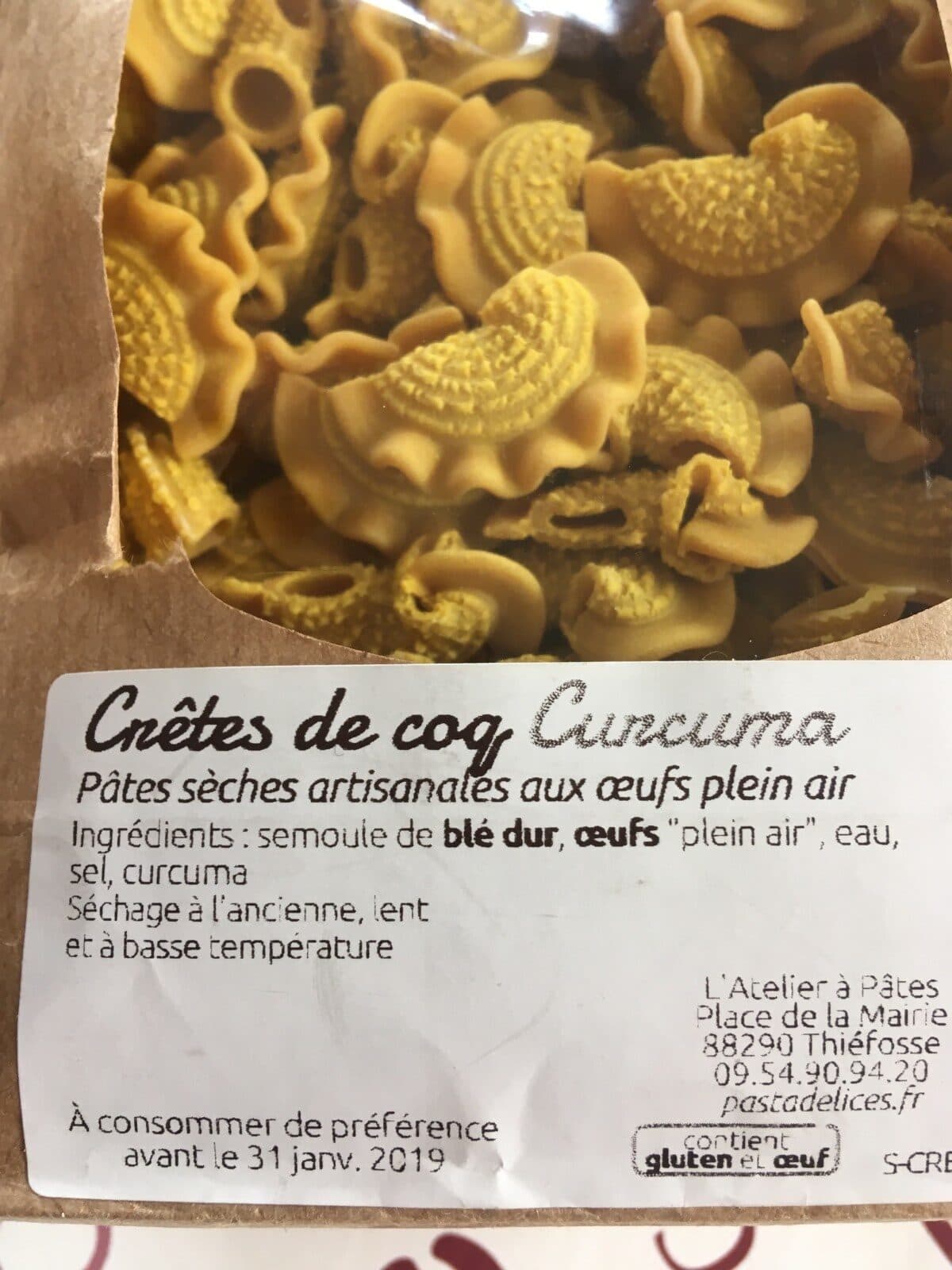 Open Food Facts Crêtes de coq packshot