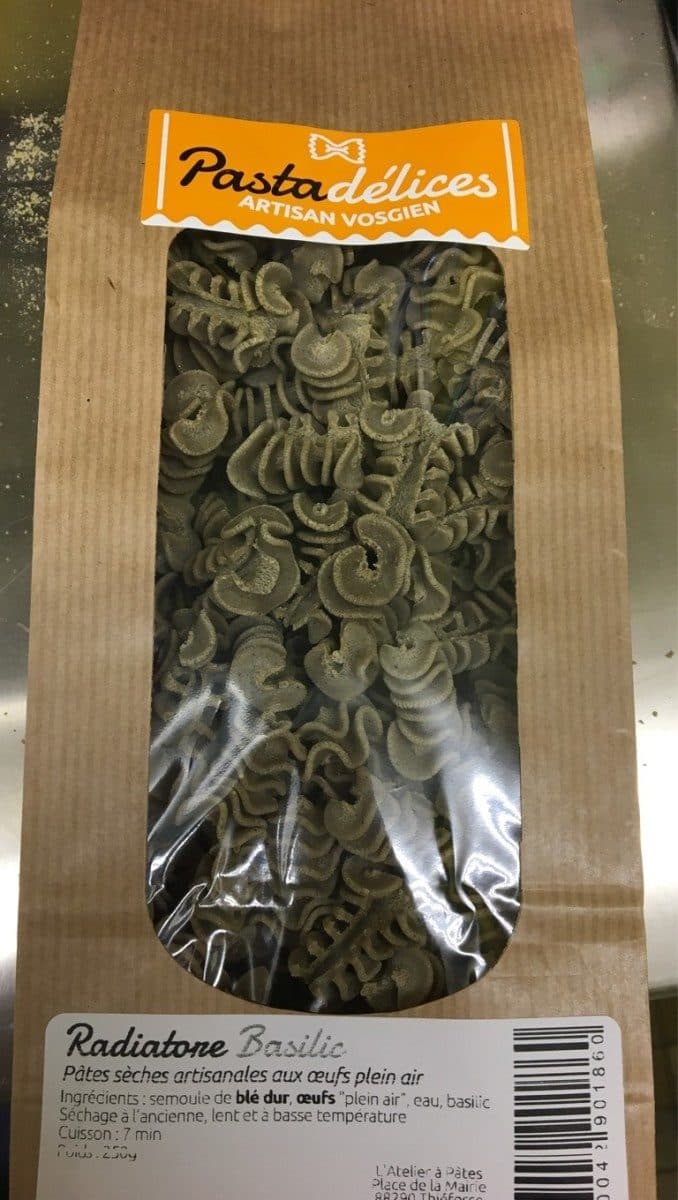 Open Food Facts Radiatore basilic packshot