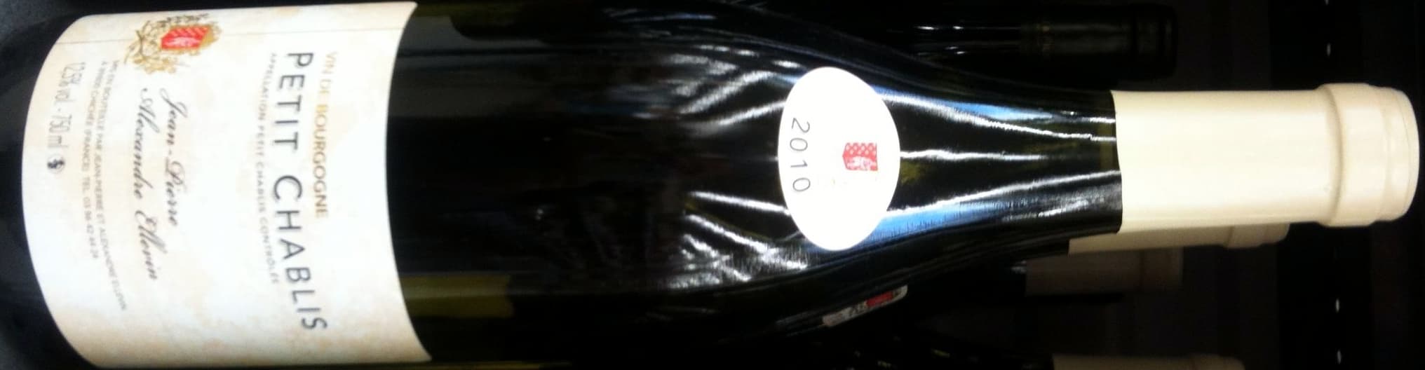 Jean-Pierre Alexandre Ellevin Petit Chablis 2010 packshot