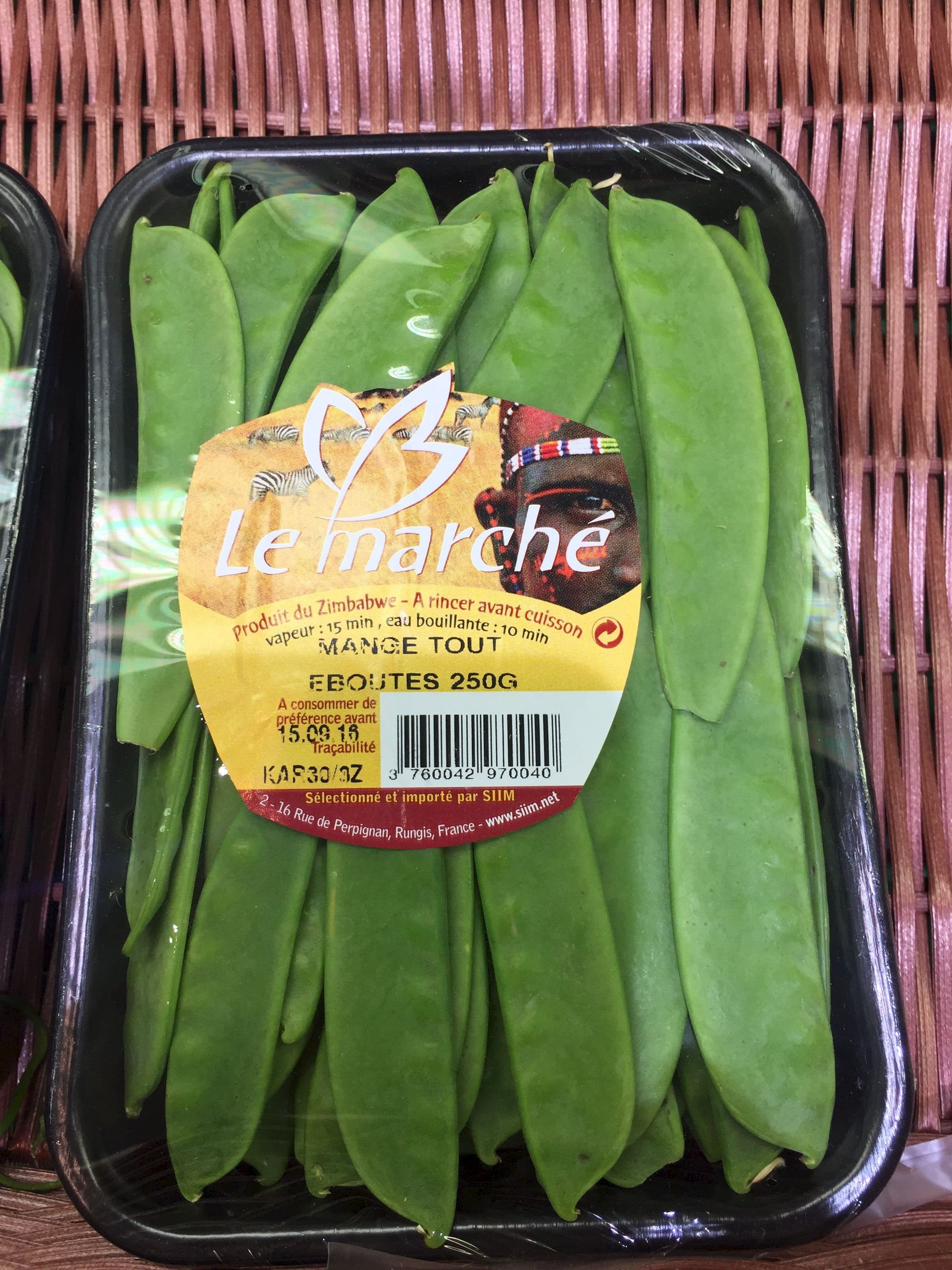 Le Marché Haricots mange tout packshot