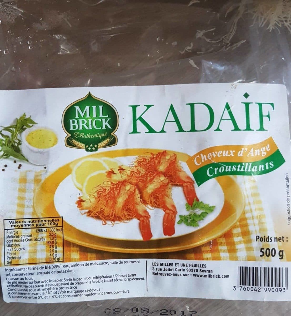 Mil brick Kadaif packshot