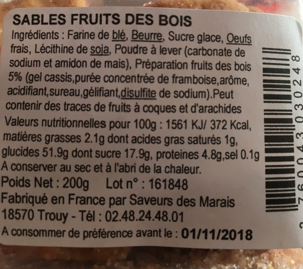 Open Food Facts Douceurs maraicheres packshot