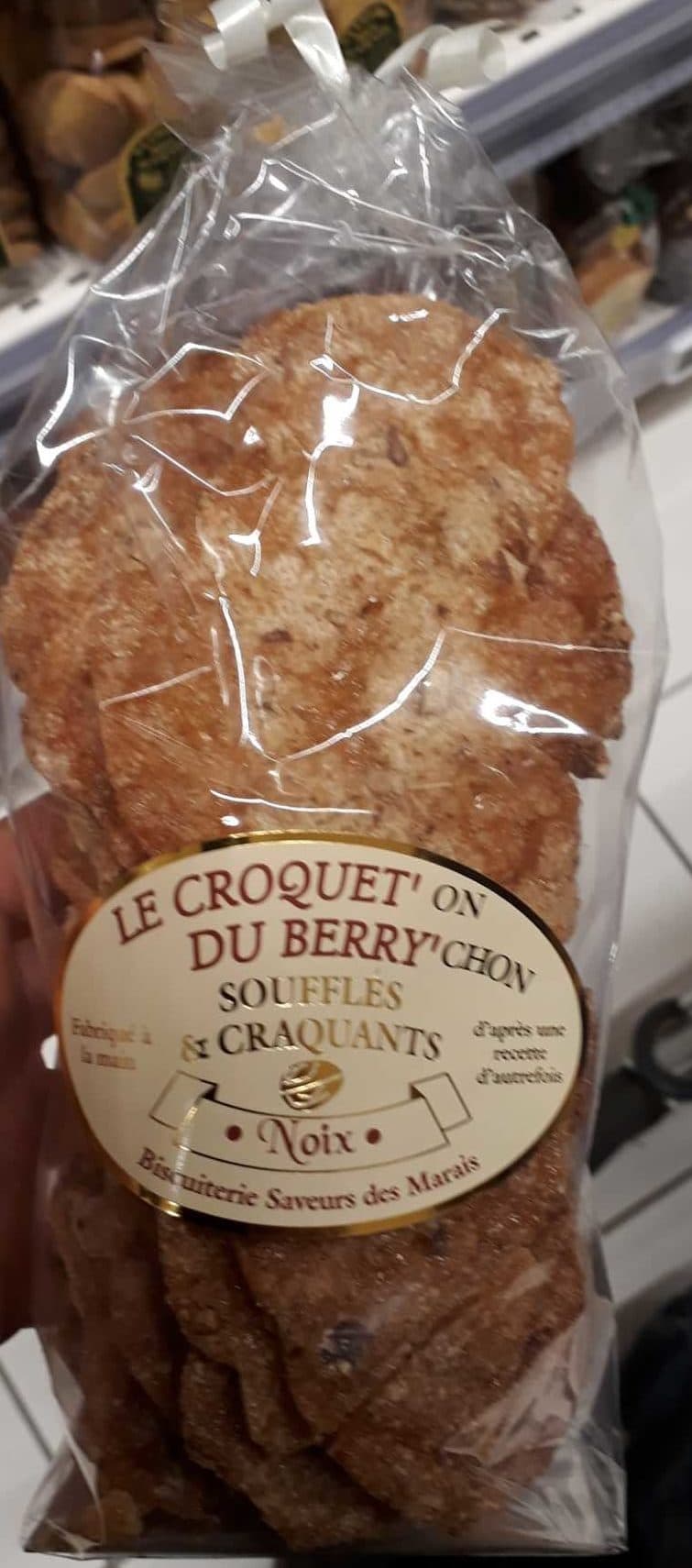 Saveurs des Marais Le Croquet'on du Berry'chon Noix packshot