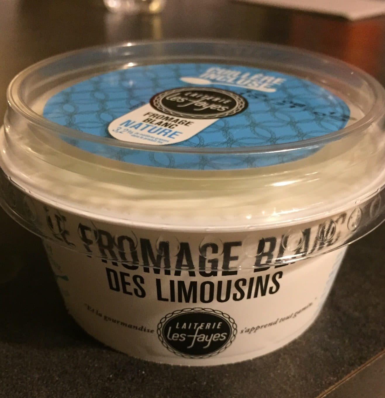 Laiterie Les Fayes Le fromage blanc des limousins packshot