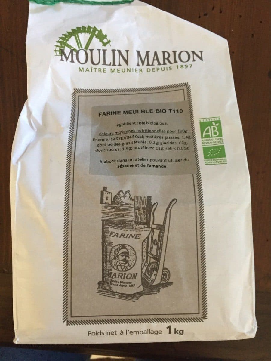 Open Food Facts Farine Meulble Bio T110 packshot