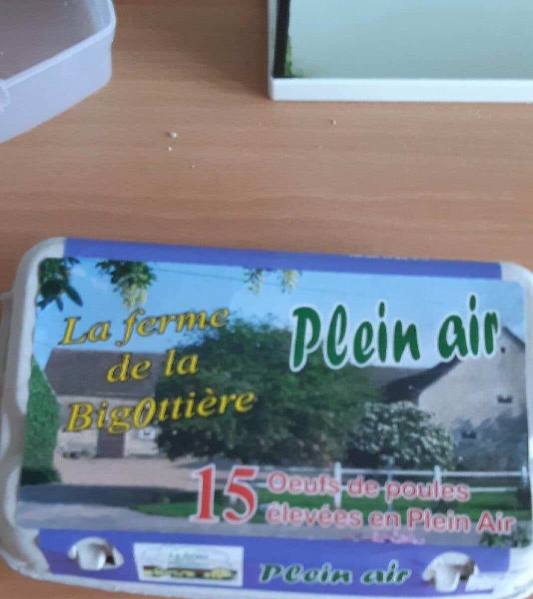 Open Food Facts 15 Oeuf plein air packshot