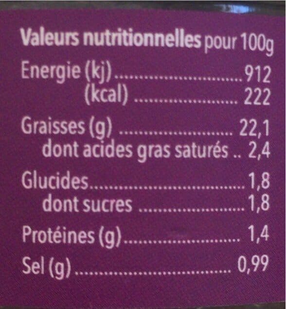 Open Food Facts Caviar d'aubergine packshot