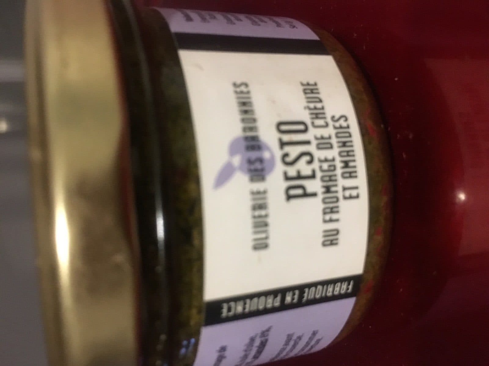 Open Food Facts Pesto au fromage de chevre et amandes packshot