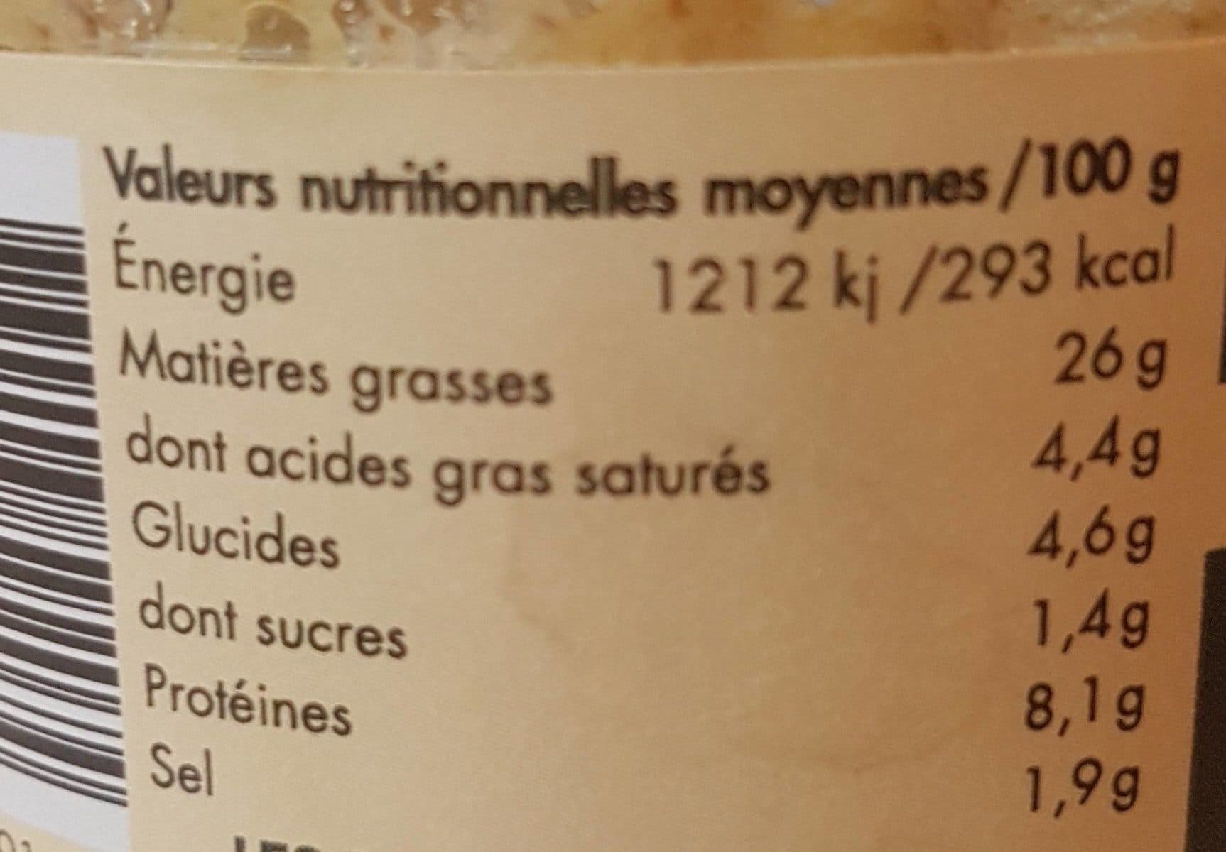 Open Food Facts Chèvre frais herbes packshot