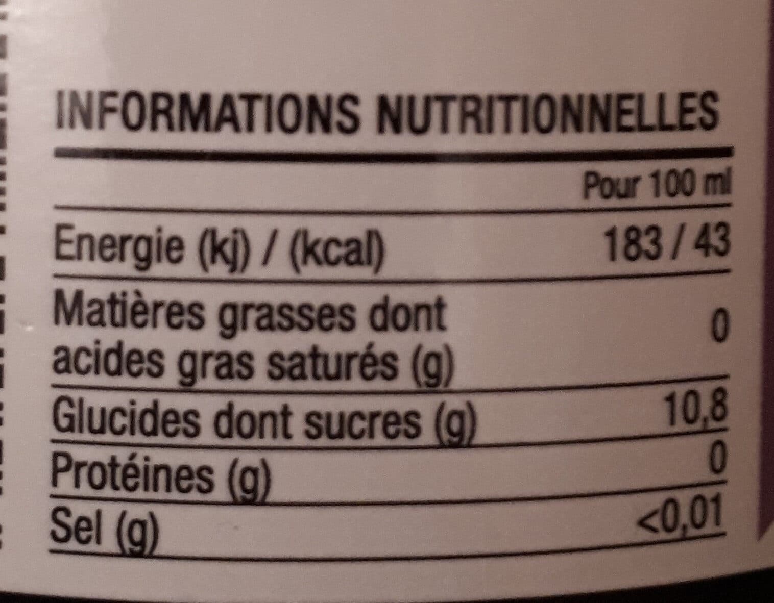 Le père Defrance Pétillant sans alcool pom'cassis packshot