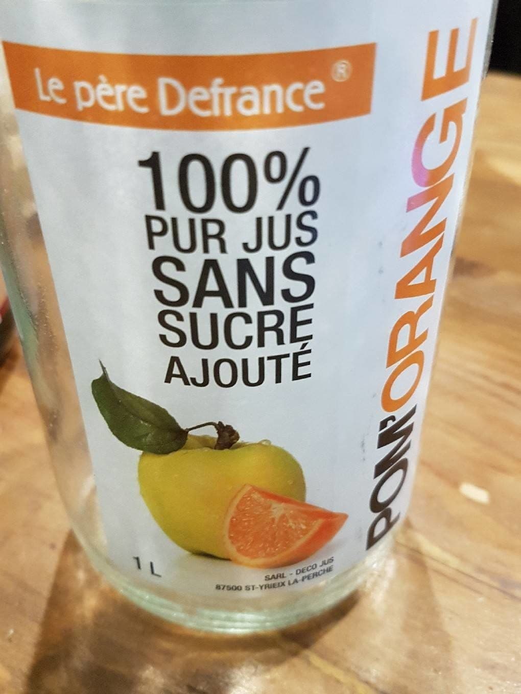 Le Père Defrance Pom'orange packshot
