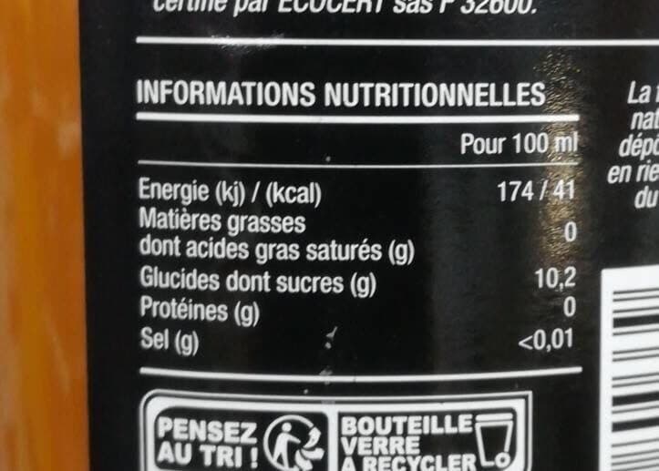 Le père defrance 100% pur jus pom ' bio packshot
