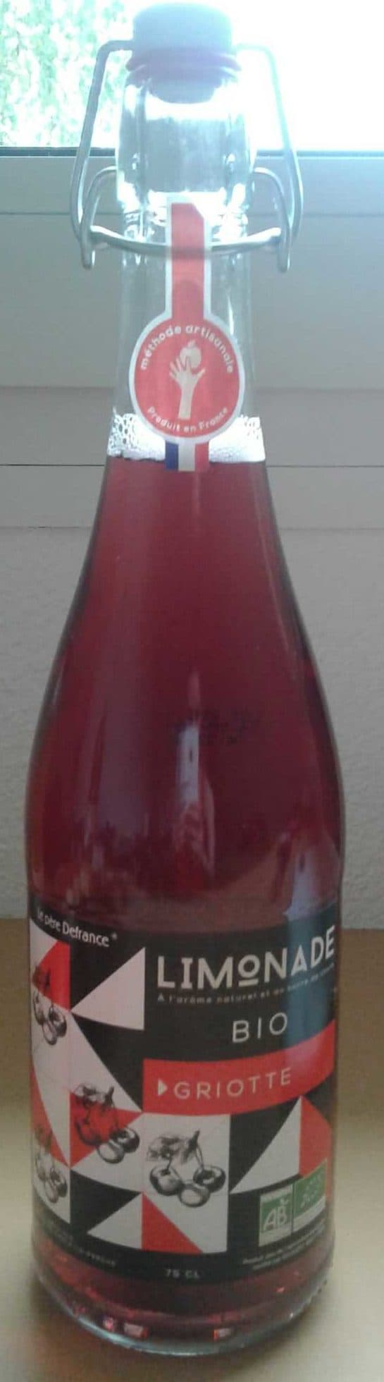 Le Père Defrance Limonade Bio Griotte packshot