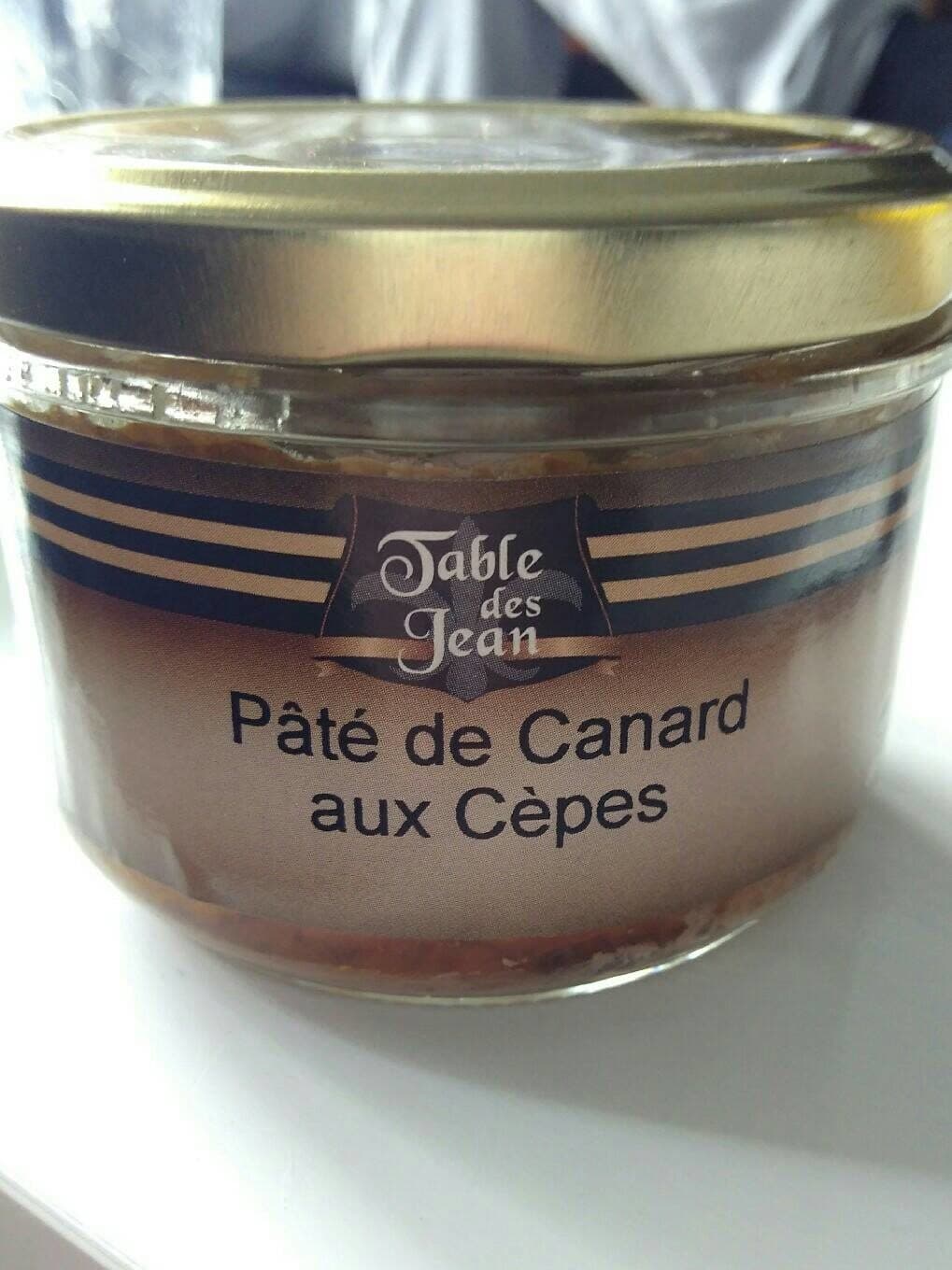 Table Des Jean Pâté de Canard aux Cèpes packshot