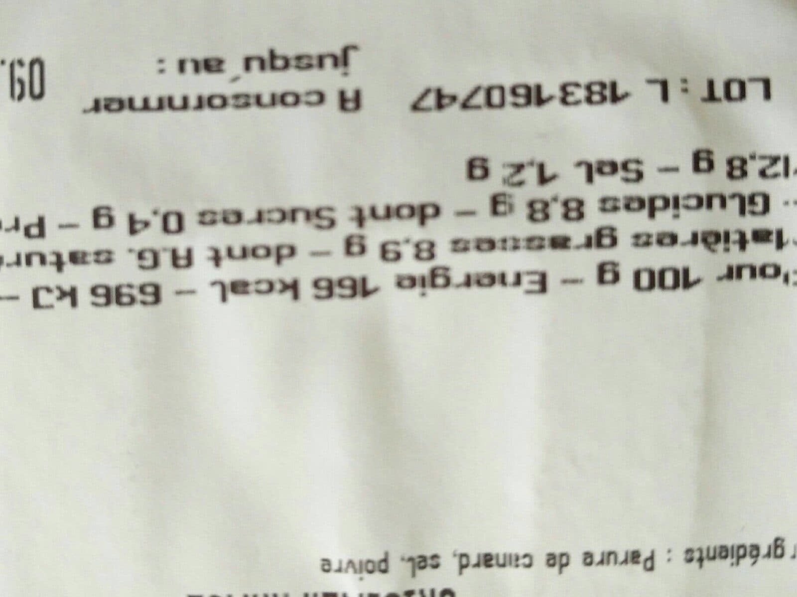 Open Food Facts Gratons de canard packshot