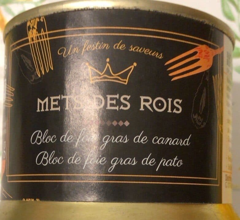 Mets des rois Bloc de foie gras de canard packshot
