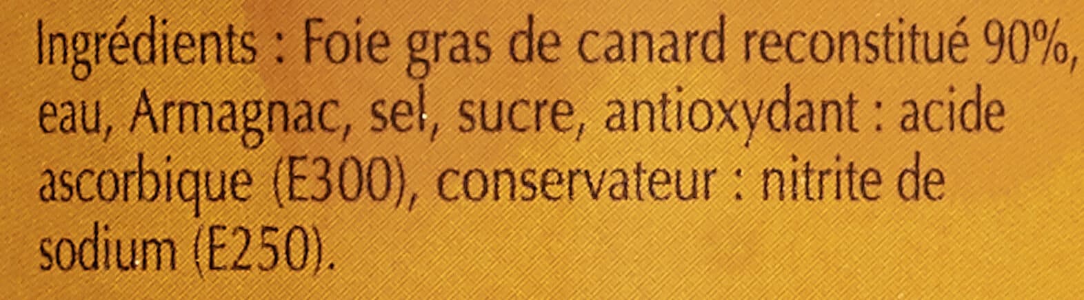 Mets Des Rois Bloc de foie gras de canard packshot