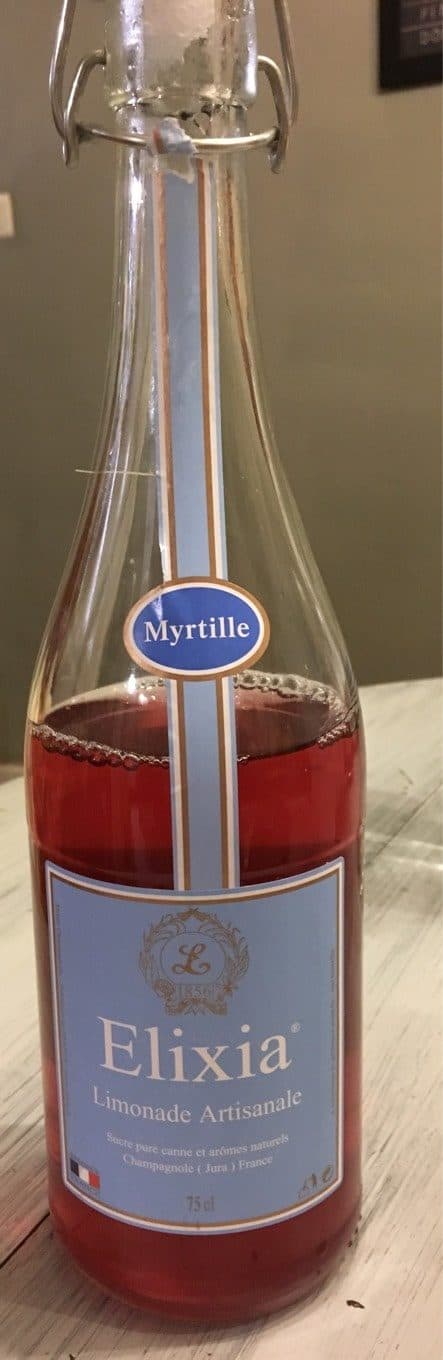 Elixia Elixia Limonade Myrtille (750ml Flasche) packshot