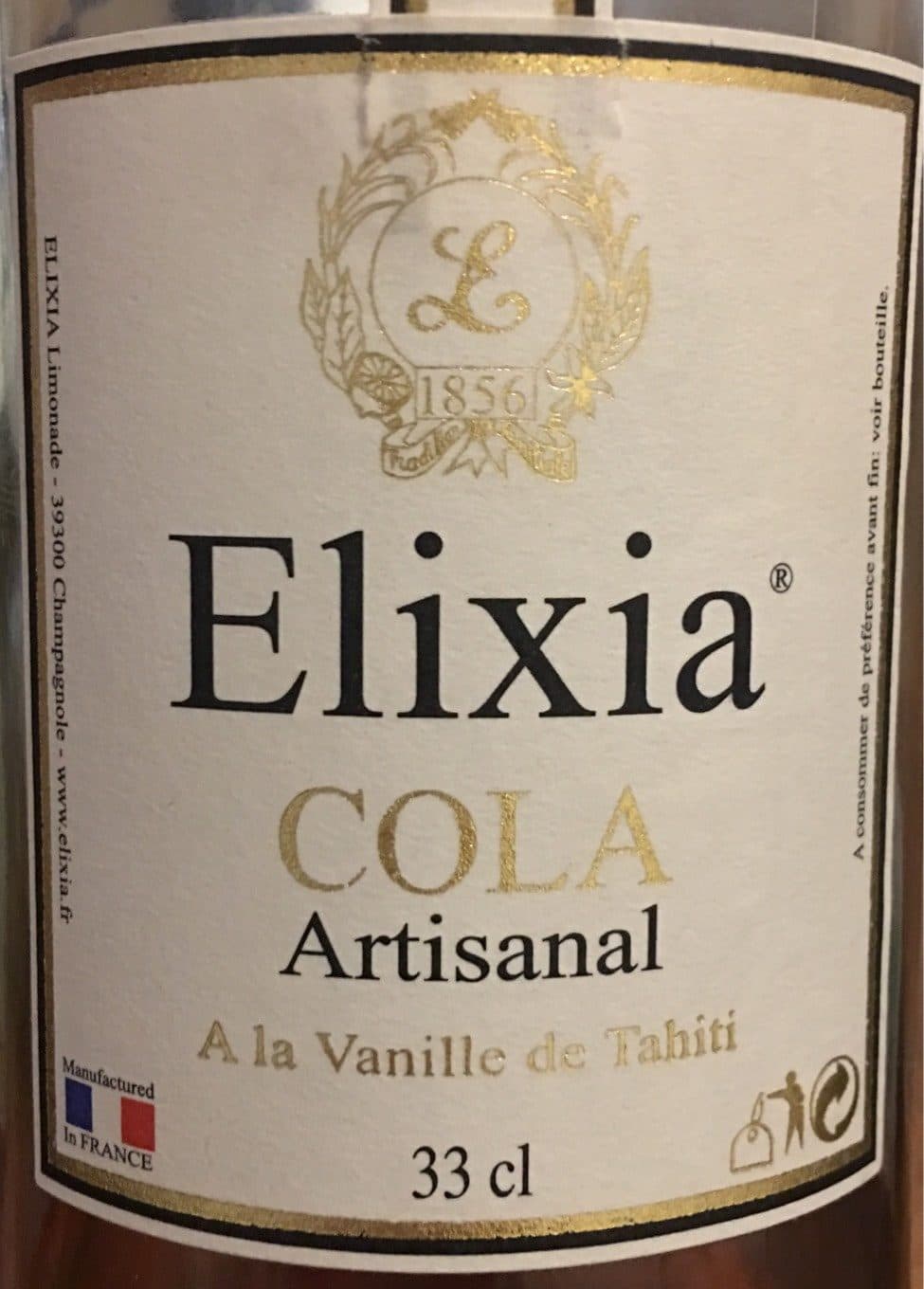 ELIXIA Cola Artisanal packshot