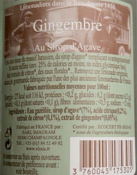 Elixia Limonade artisanale packshot