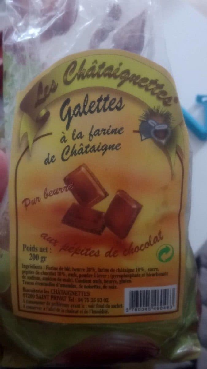 Open Food Facts Galettes à la farine de châtaigne packshot