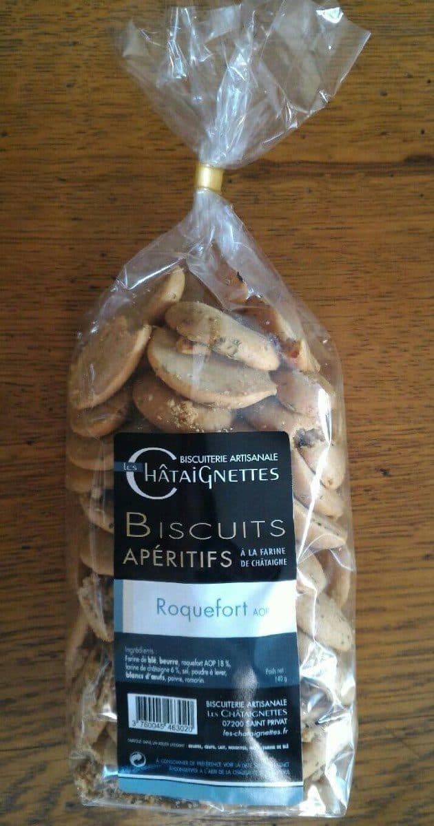 Open Food Facts Biscuits apéritifs Roquefort AOP packshot