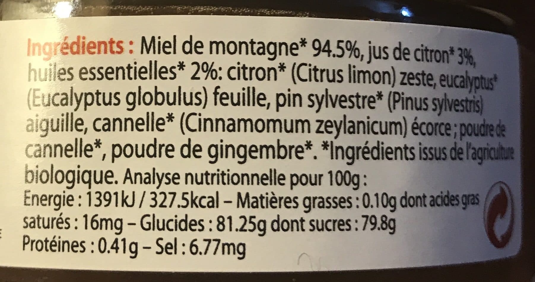 Aagaard Grog Au Miel De Montagne Bio - 130G - Aagaard packshot