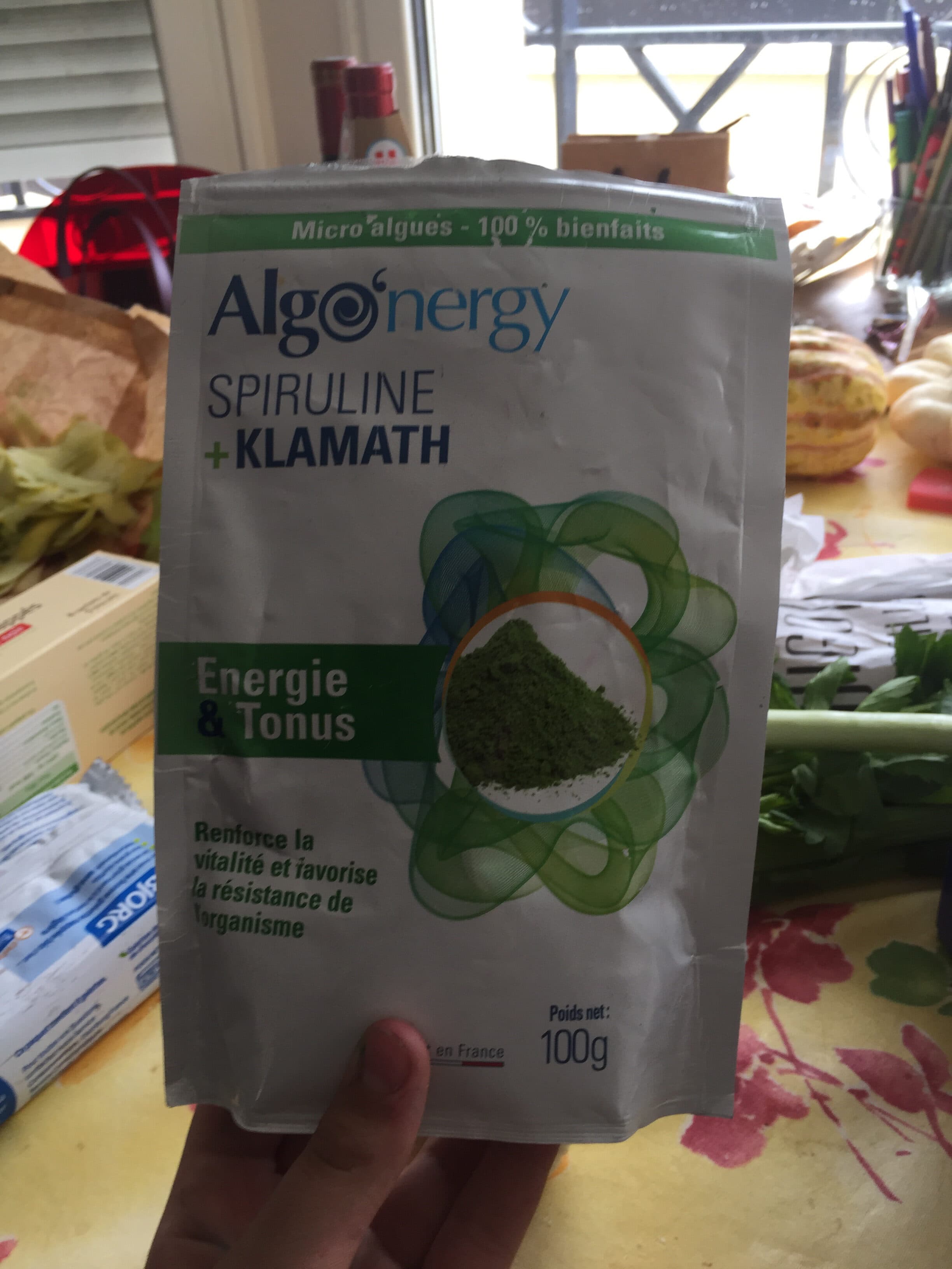 Open Food Facts Spiruline Française Et Klamath En Poudre - 100 G - Algo'nergy packshot
